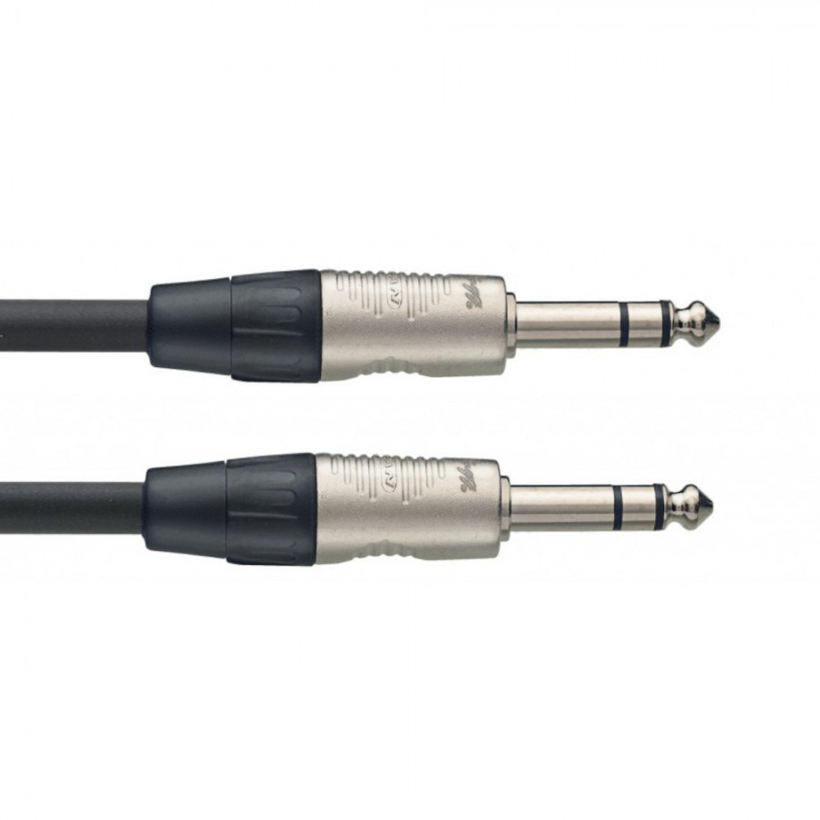 Stagg NPC060SR 60 cm / 2ft N-Series Patch Cable - Stereo Phone Plug / Stereo Phone Plug